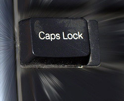 Клавиша «Caps Lock» и слабоумие неразрывно связаны 
