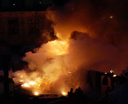 В Керчи загорелась колония с ЗЭКами 