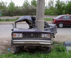 Число дорожных аварий в Украине уменьшилось на треть  