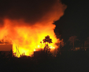 В Черкасской области кто-то сжег 300 тонн соломы  