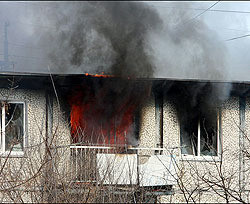 Забывчивая киевлянка сожгла свою квартиру 