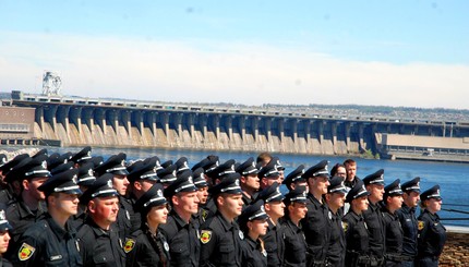 Первый день новой полиции в Запорожье