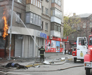 В центре Днепропетровска взорвали бизнесмена 