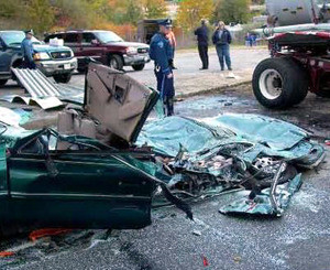 В Кривом Роге в автокатастрофе пострадали 8 человек  