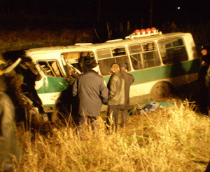 В Константиновке разбился пассажирский автобус 