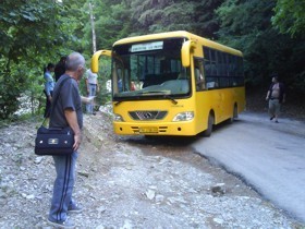 В Крыму работал одноглазый водитель маршрутки 