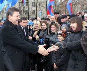 Виктор Янукович пообещал построить государство, которое будут уважать во всем мире 