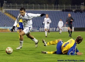 «Таврия» с  трудом вырвала победу у «Закарпатья» 