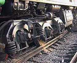 На Львовской железной дороге поезд сошел с рельсов   