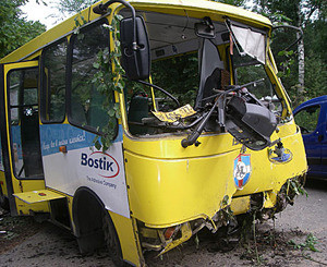 В Киеве столкнулись два автобуса: есть пострадавшие 