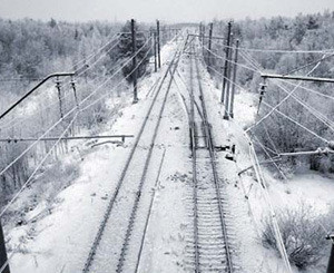 Из-за снега в Украине задержаны 22 поезда 