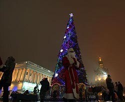Новогодняя елка на Майдане оказалась радиоактивной 