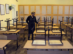 В 330 киевских школах перенесли занятия 