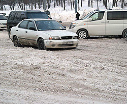 В трех областях Украины из-за снегопадов отменили автобусные рейсы 