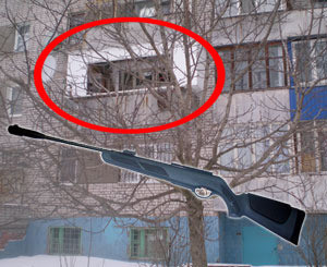 17-летний студент расстрелял с балкона 10 прохожих 