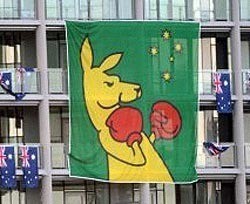 У австралийских олимпийцев отняли флаг с кенгуру 