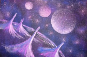 Крымчане рисуют космические картины 