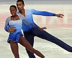 На Олимпиаде впервые выступила пара чернокожих фигуристов  