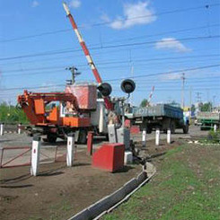 В Керчи поезд столкнулся с «жигуленком» 