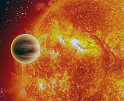 Астрофизики увидели как звезда поглотила свою планету 