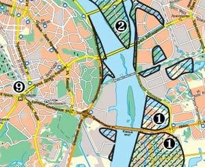 Карта затопления Киева:  Уйдет ли ваша улица под воду? 