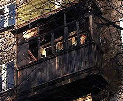 Киевлянин поджег свою квартиру и лег спать 