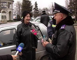 Гаишники Севастополя целый день штрафуют женщин 