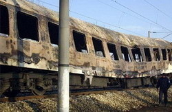 ЧП под Одессой: два вагона поезда «Одесса-Хмельницкий» сгорели из-за брошенного окурка?  