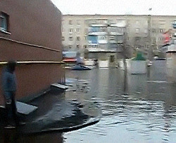 В Кременчуге затопило целый микрорайон 