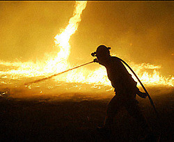В Винницкой области загорелся газопровод   
