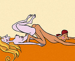 Позы для секса в подборке анимированной современной Камасутры ( фото)