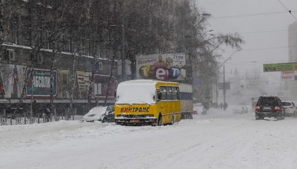 Киев в снегу 