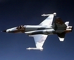Южнокорейский истребитель F-5 разбился во время тренировочного полета 