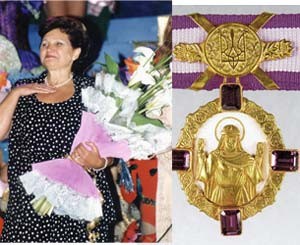 Янукович наградил Людмилу Кучму орденом княгини Ольги