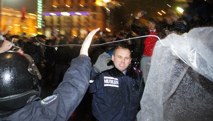 ЕвроМайдан в Киеве, ночь вторая