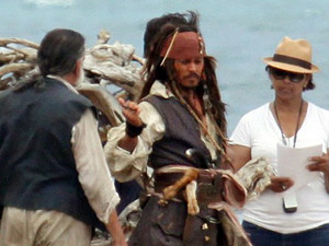 Джонни Депп снялся с Пенелопой Круз в «Пиратах Карибского моря»
