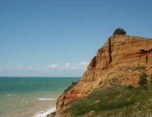 В Интернете появилось видео обвала на Севастопольском пляже