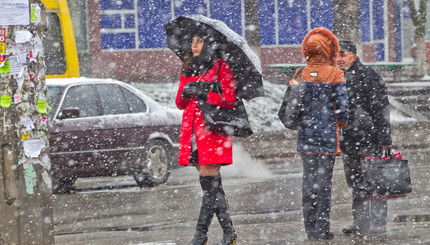 Январь в Киеве вспомнил, что он зима
