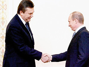 Путин поздравил Януковича с 60-летним юбилеем