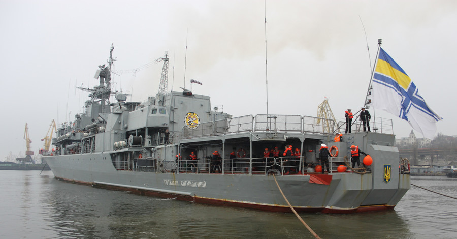 Одесситы встретили экипаж 