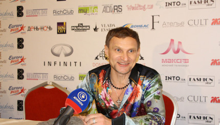 В Донецке Олег Скрипка презентовал свою коллекцию одежды