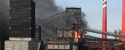 В Донецкой области сгорела подстанция, чуть остановилось производство кокса, жиели задыхались от смога и все по вине поджигателей соломы