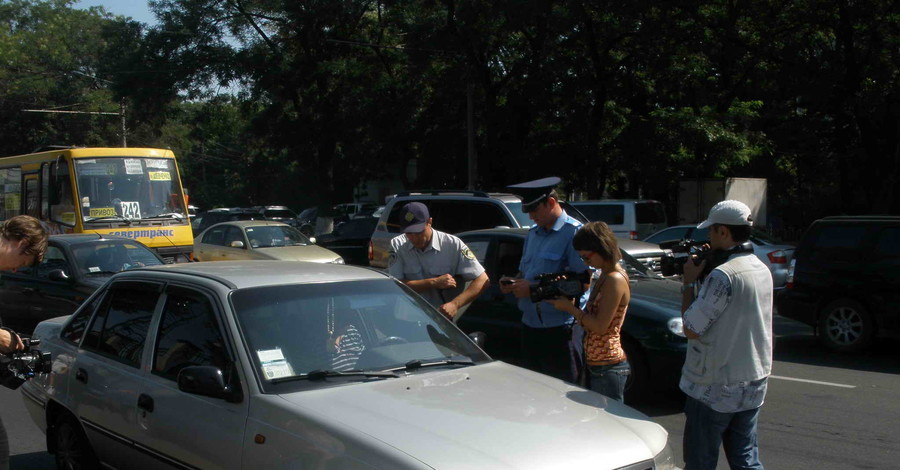 В городе устроили облаву на таксистов