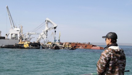 Озеро Донузлав в Крыму разблокируют от затопленных кораблей