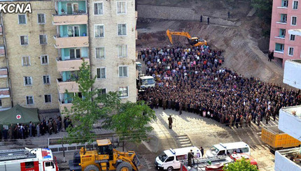 В столице КНДР обрушился жилой дом