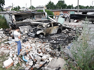 Теракт в Борисполе: Взорван гараж «земельного босса»