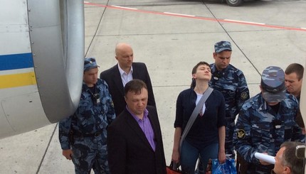 Появились фото, как провожали Савченко из Ростова