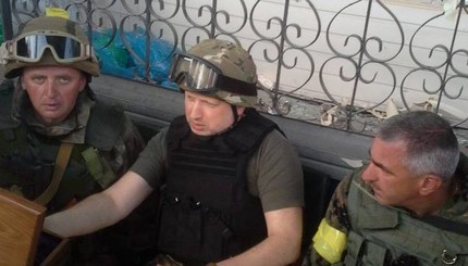 Председатель Верховной Рады вышел на передний край антитеррористической операции