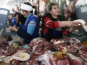 Киевские продавцы боятся называть стоимость мяса