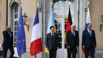 Переговоры глав МИД Украины, РФ, Германии и Франции в Берлине